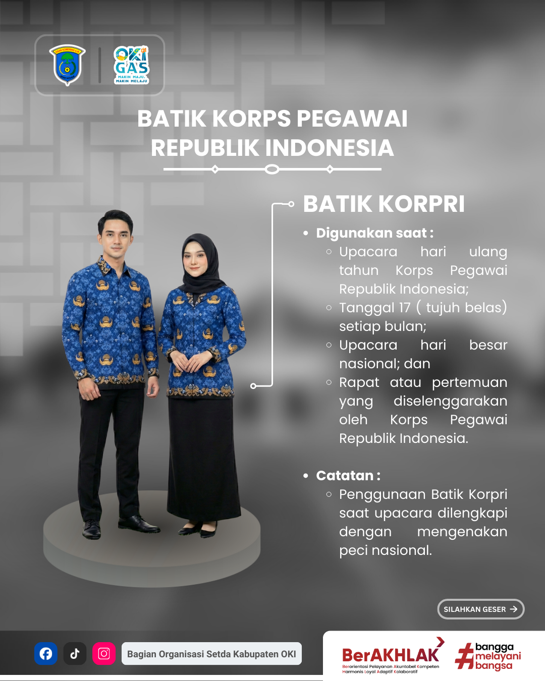 Panduan Pakaian Dinas Aparatur Sipil Negara di Lingkungan Pemerintah Kabupaten Ogan Komering Ilir