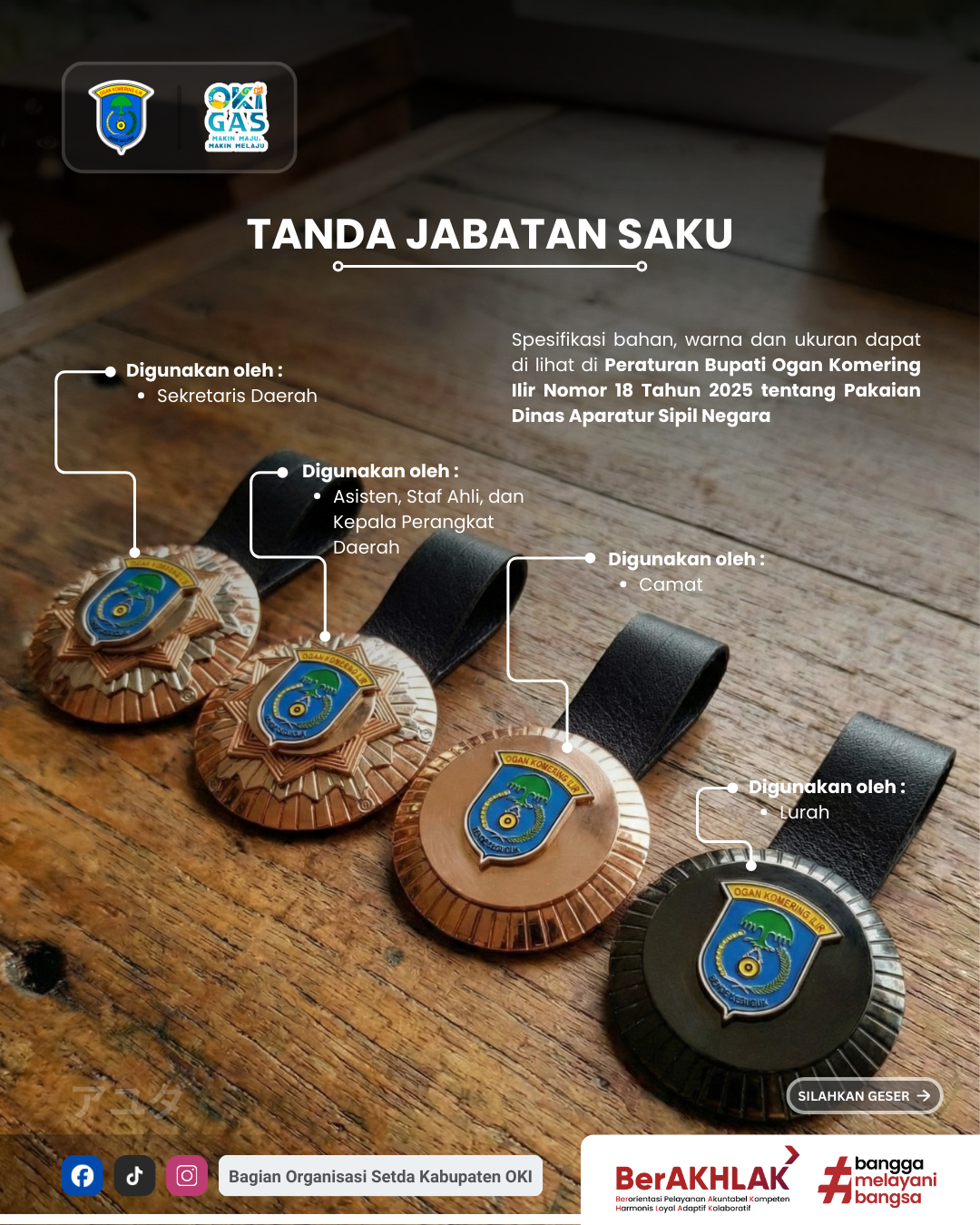 Panduan Atribut & Kelengkapan Pakaian Dinas Aparatur Sipil Negara di Lingkungan Pemerintah Kabupaten Ogan Komering Ilir