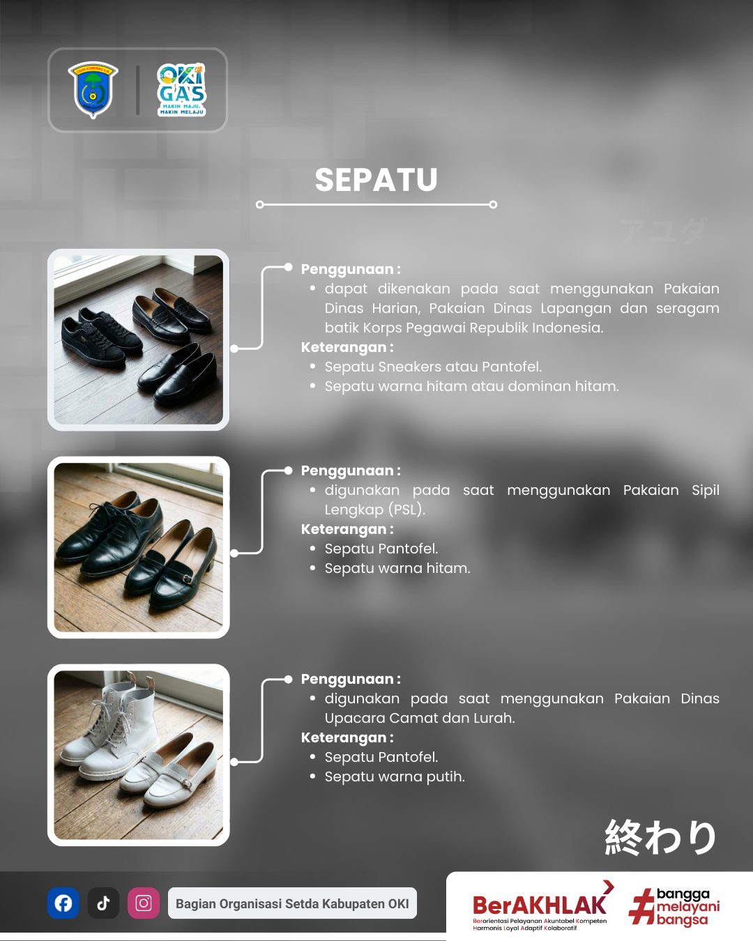 Panduan Atribut & Kelengkapan Pakaian Dinas Aparatur Sipil Negara di Lingkungan Pemerintah Kabupaten Ogan Komering Ilir