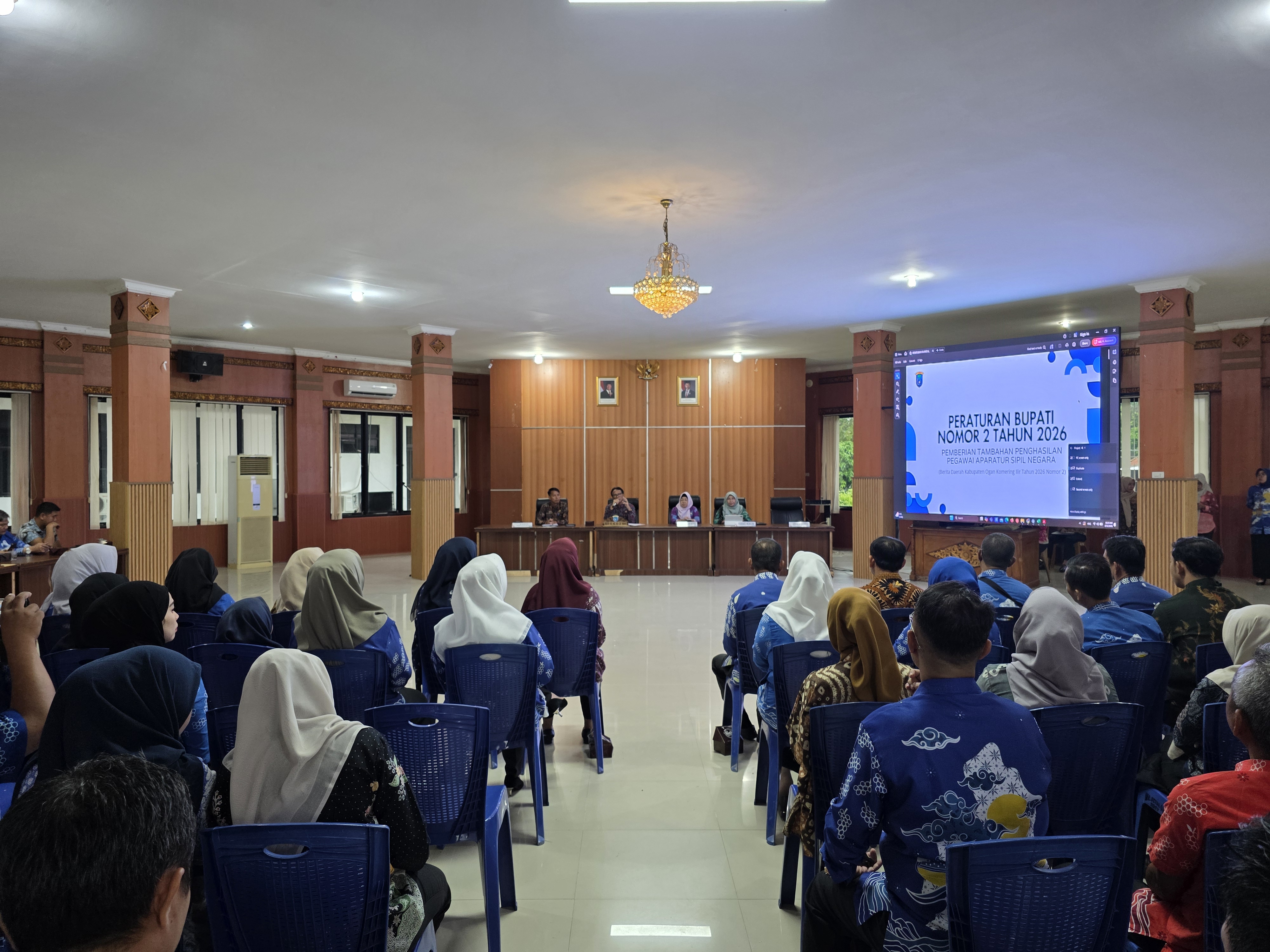 Pemerintah Kabupaten Ogan Komering Ilir Sosialisasikan Peraturan Bupati Terbaru Terkait TPP ASN