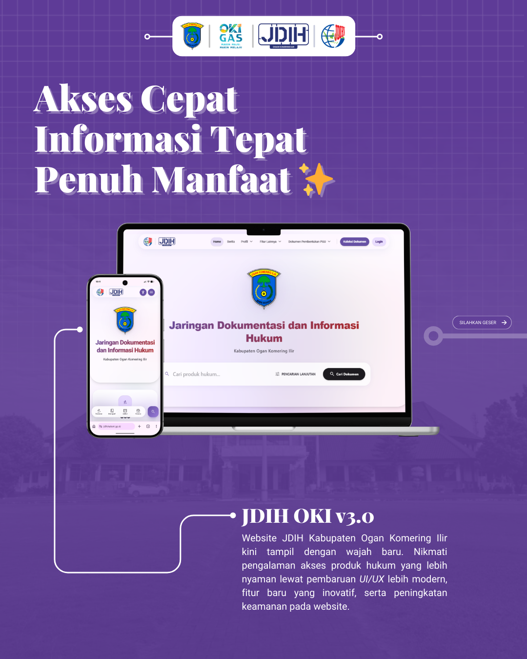 Update JDIH Kabupaten OKI v3.0.0