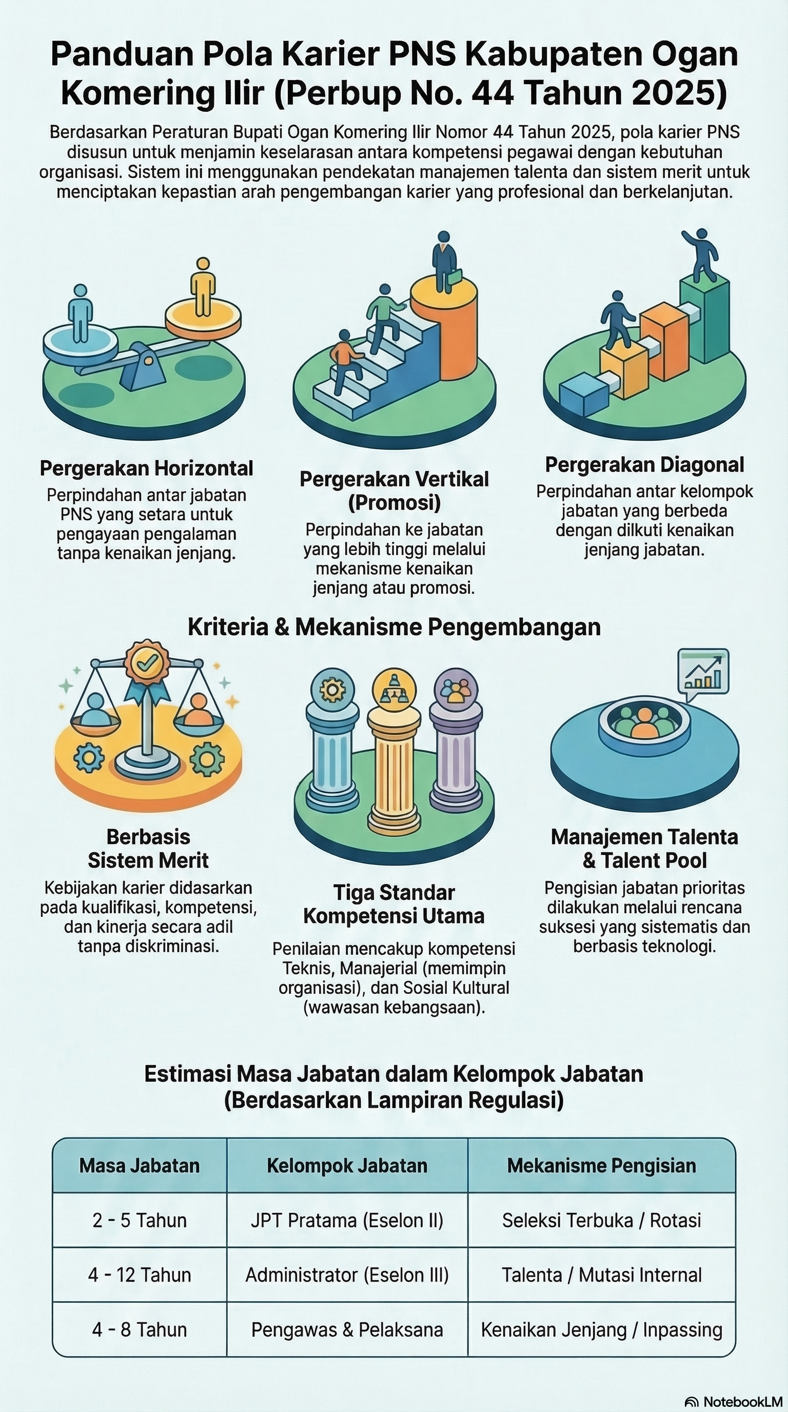 Panduan Pola Karier PNS di Lingkungan Pemerintah Kabupaten Ogan Komering Ilir